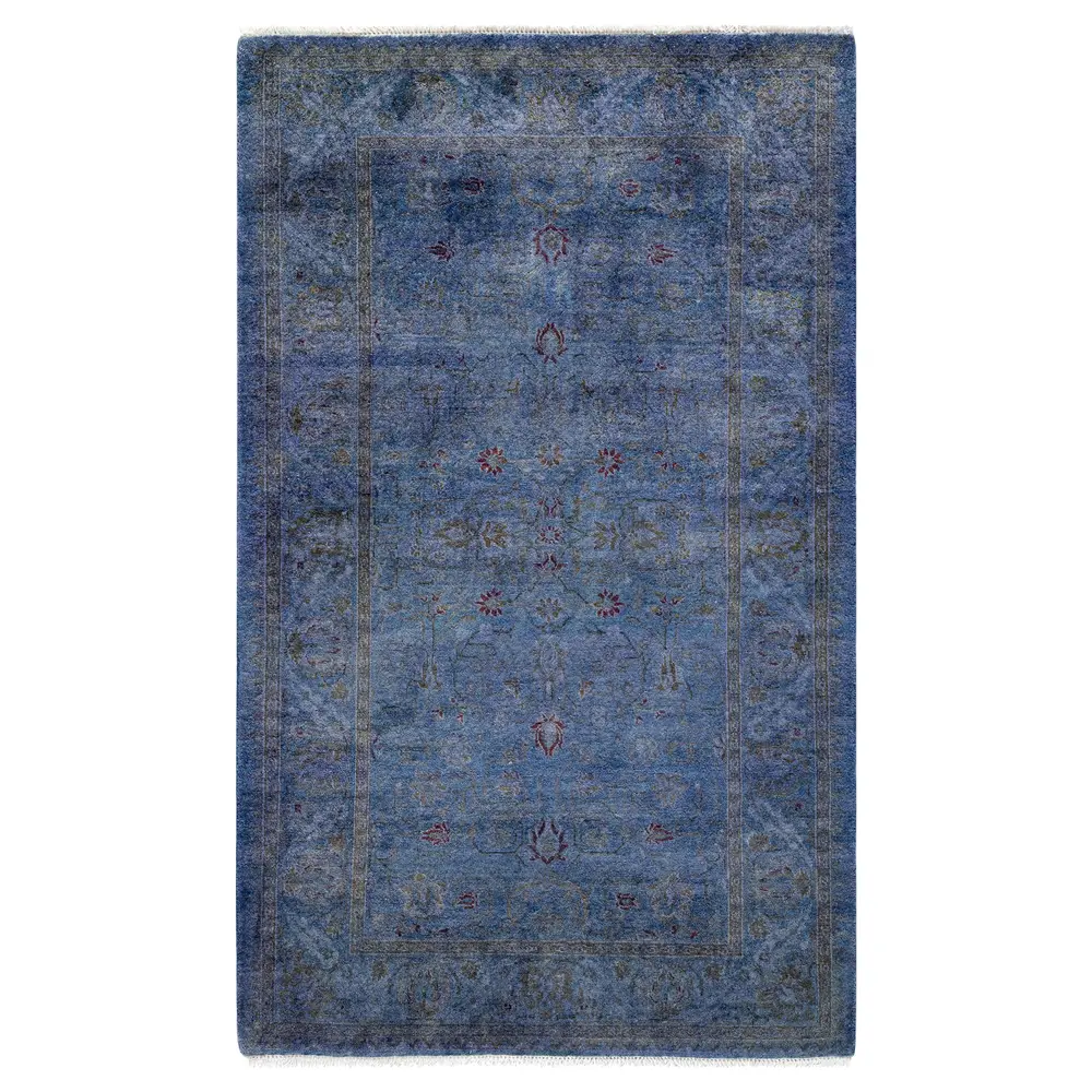 Azure Samsara Wool Rug - 3'1" x 5'3"