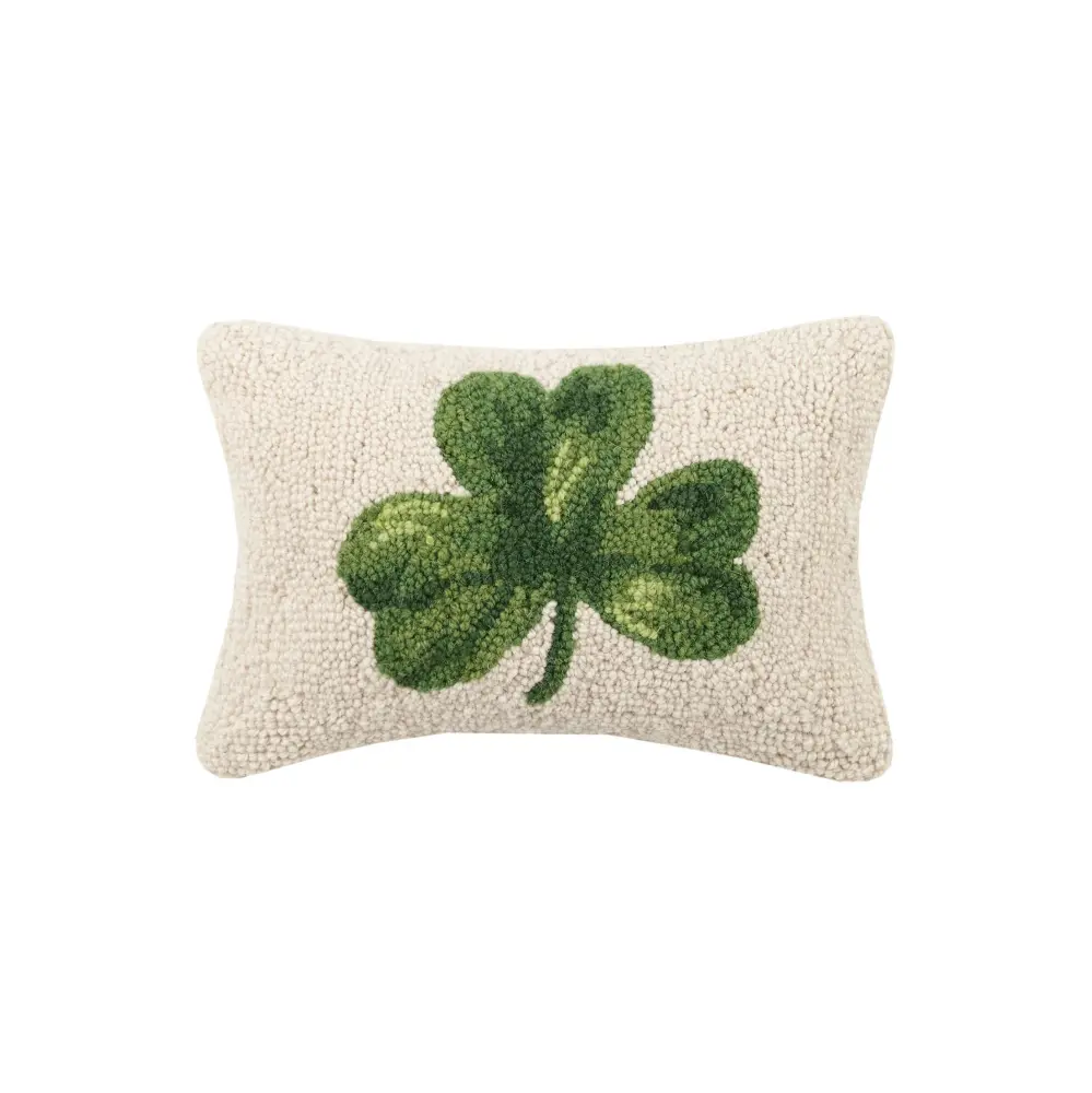Adjustable Height Shamrock Hook Pillow