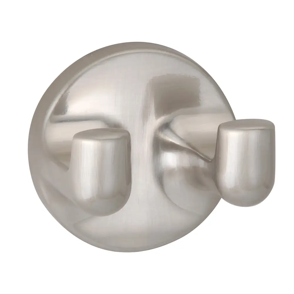 Infinity Dual Robe Hook, Satin Nickel