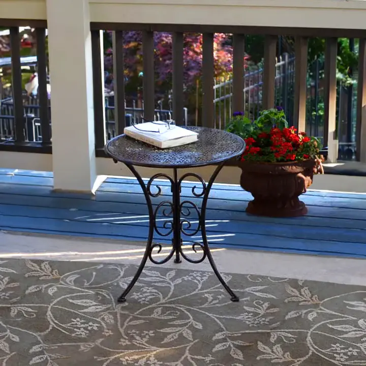 Adjustable Height Garden Side Table