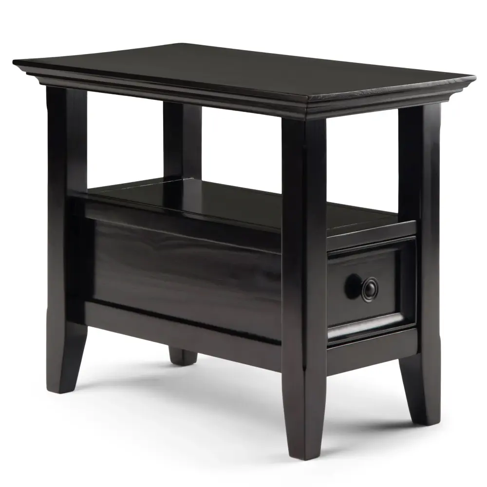 Amherst - Streamlined Side Table - Hickory Brown (30 Inch Height)