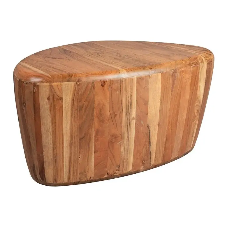 Ayla Acacia Wood Coffee Table Quick Fold Design
