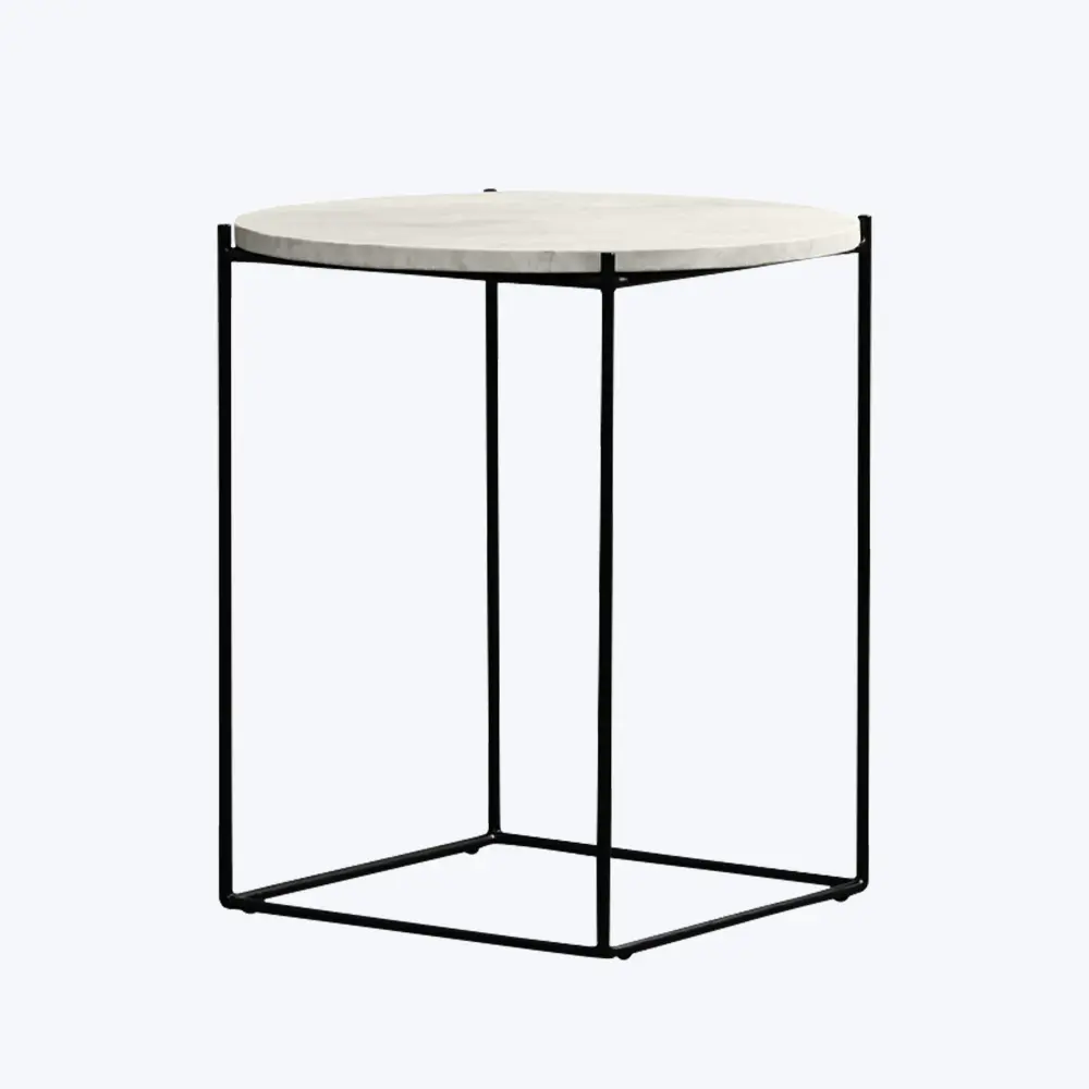 Cadence Travertine Side Table | UV Protected Finish
