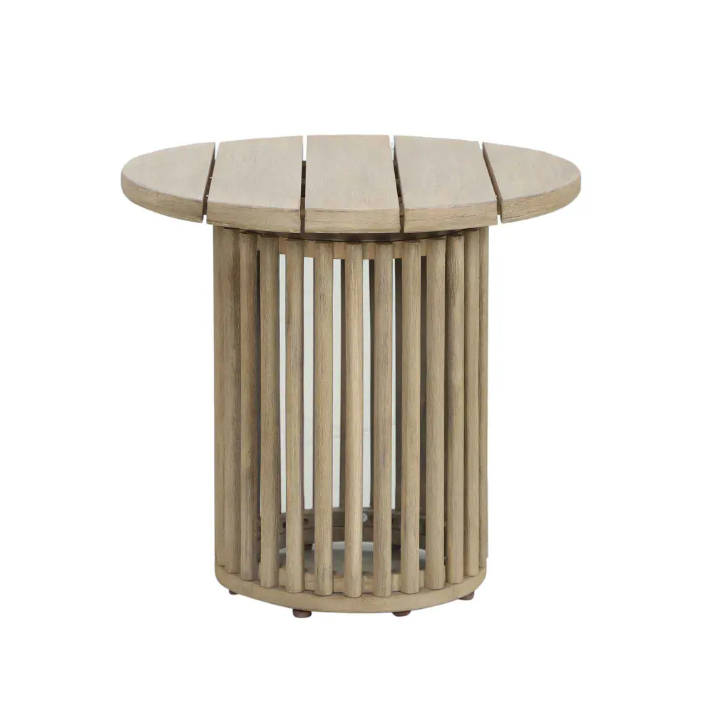 Cairns Outdoor Round Side Table, 19.7"