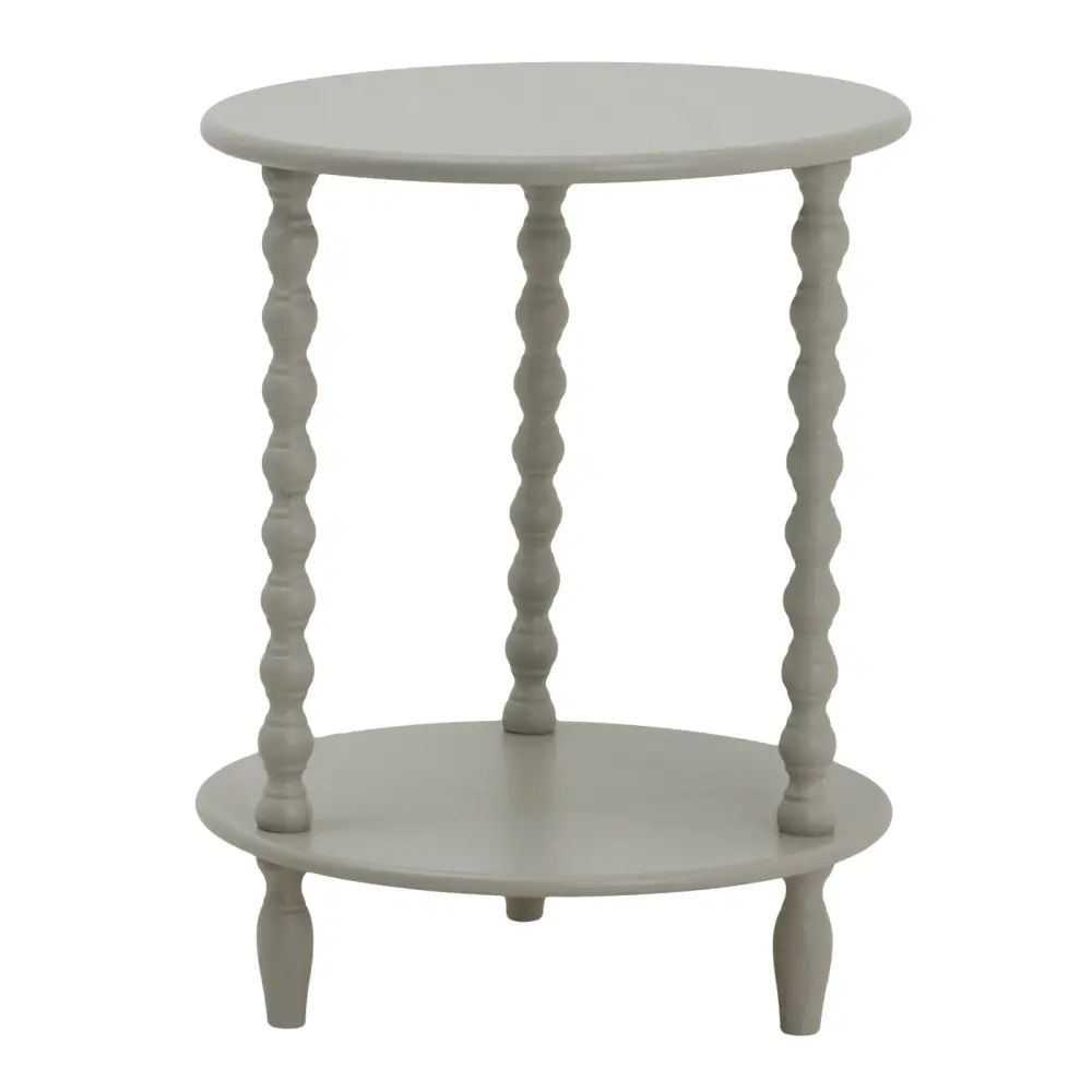 Camden Collection Round Side Table - Grey