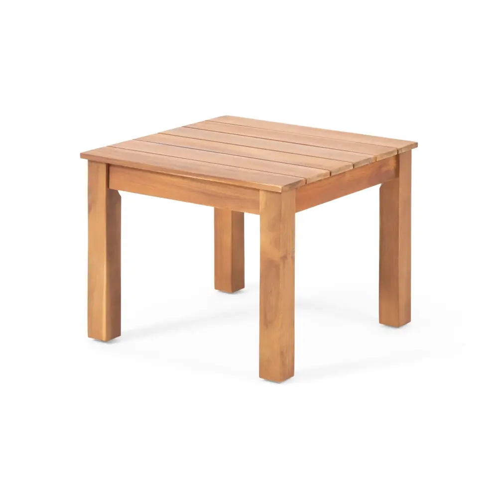 Halcyon - Outdoor Side Table Slat Design | Rust Resistant | Foldable