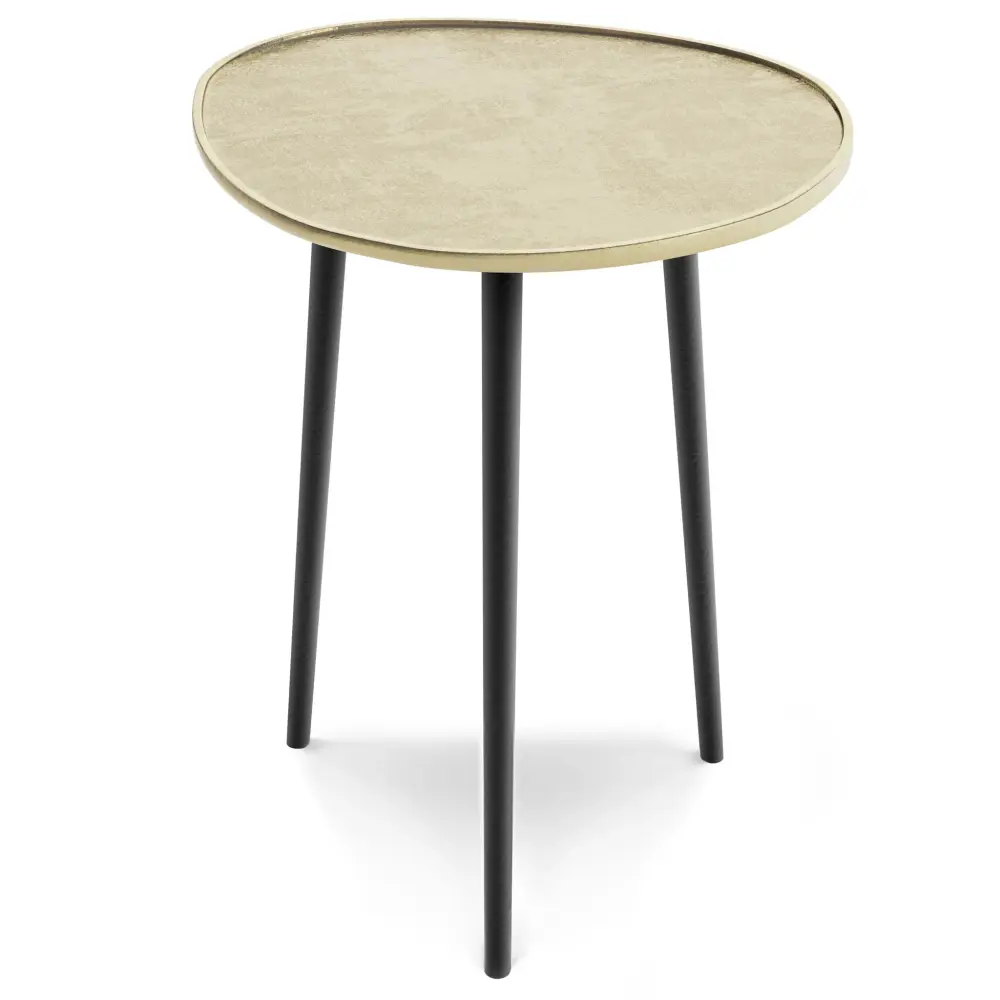 Tanner - Metal Side Table - Golden