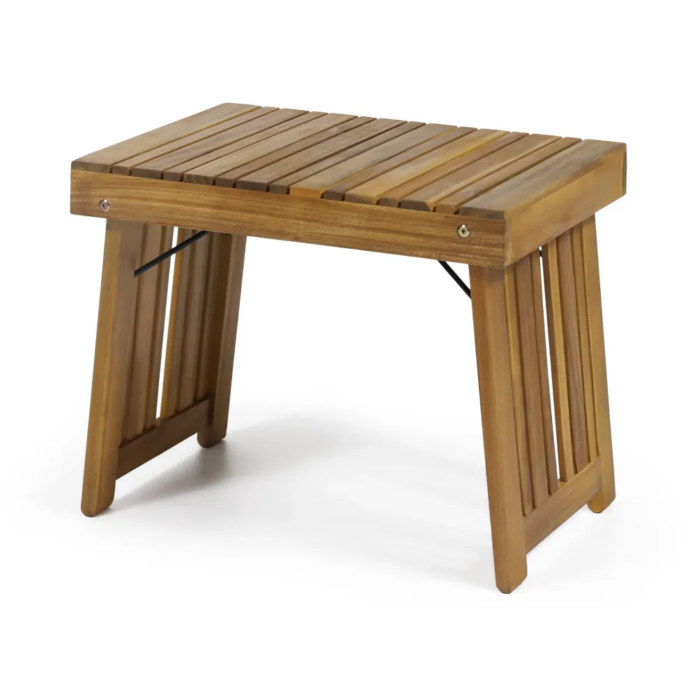 Temptation - Outdoor Stowable Side Table Slat Design
