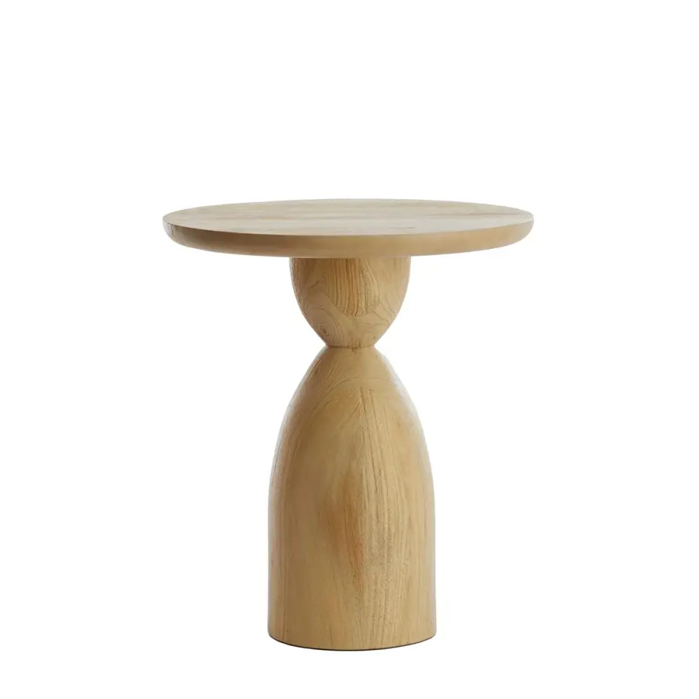 Torir Mango Wood Side Table - Genuine Acacia Wood