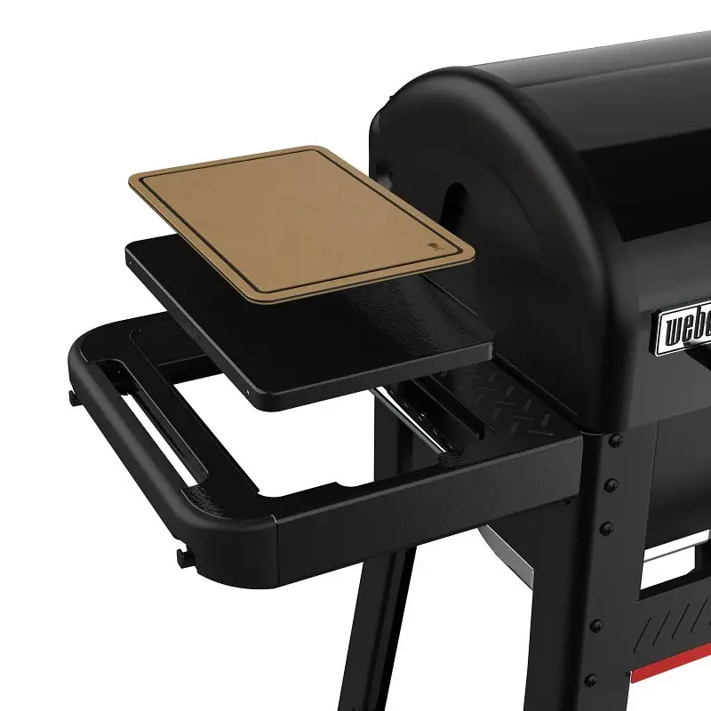 Weber Works 3400665 Side Table, Steel, Black, : Searwood and Weber Smoque Models