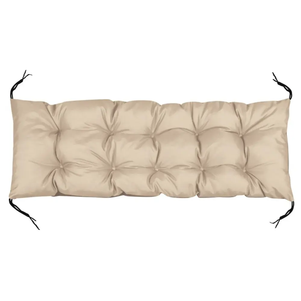 Garden bench cushion from europallets ecru 120x40 cm