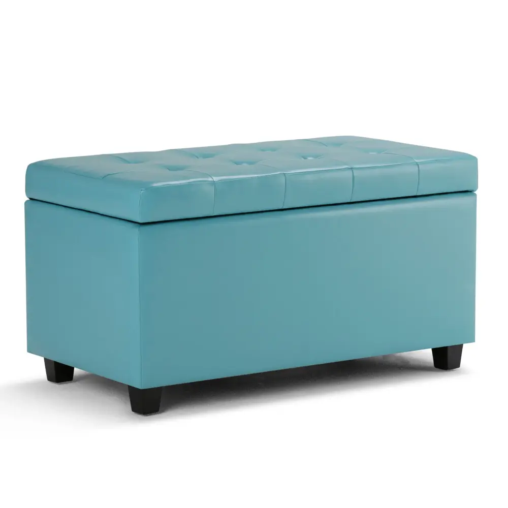 Cosmopolitan - Upholstered Storage Ottoman Anchor Kit Included
