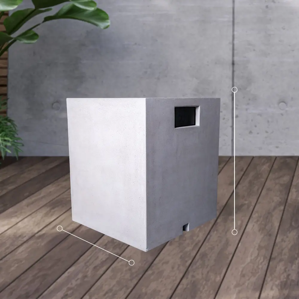 Heavy Duty VIVID Square RIO Propane Tank Hider Enclosure
