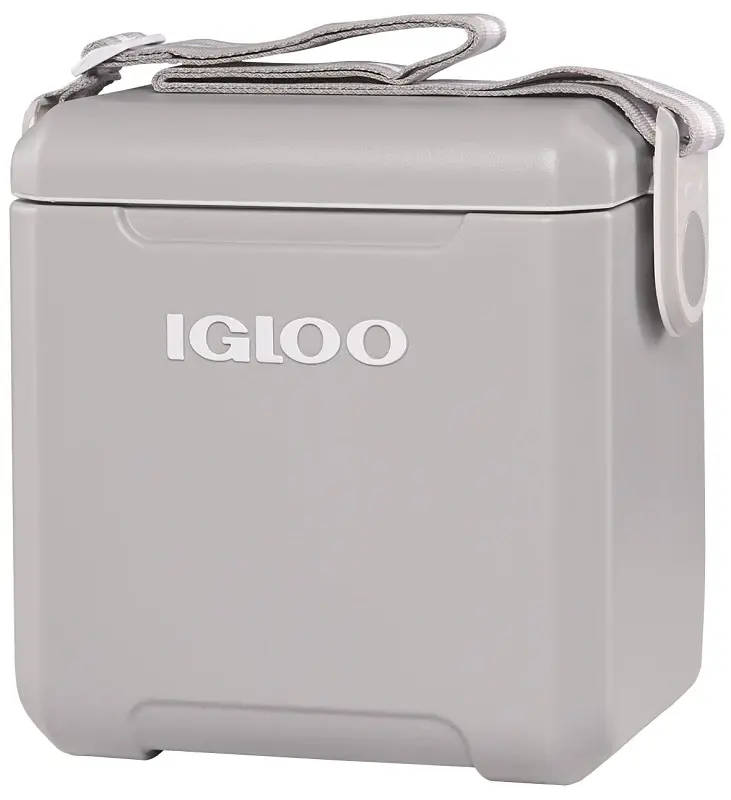 Igloo 00032651 Tag Along Too Cooler, 14 Can Cooler, Plastic, Light Graphite, 2 days Ice Retention