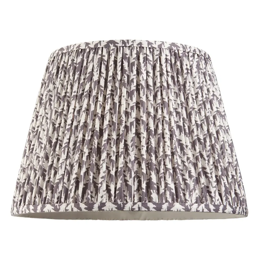 Leaf Shade 40cm - Pearl Grey Fabric