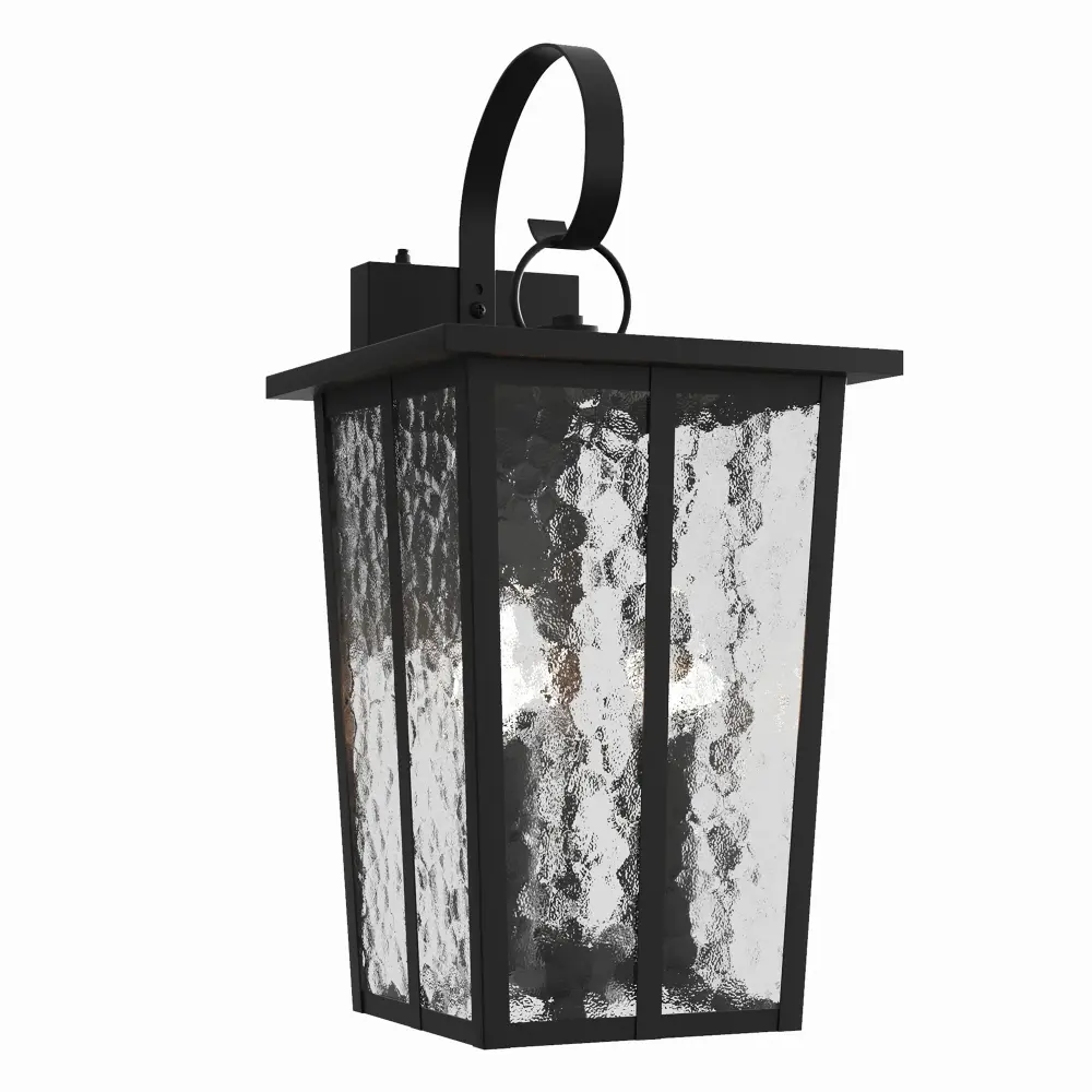 Maxax 3 - Portable 18.58'' H Outdoor Wall Lantern Square / Rectangle Dusk to Dawn #7025