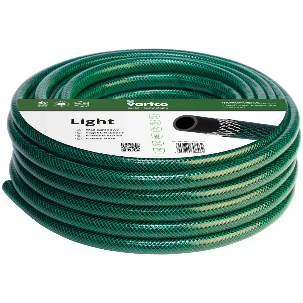 W¹¿ ogrodowy elastyczny Vartco Buoyant 1/2" 20m 3 warstwowy