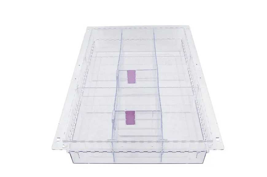 Plastic Tub 4" Crystal