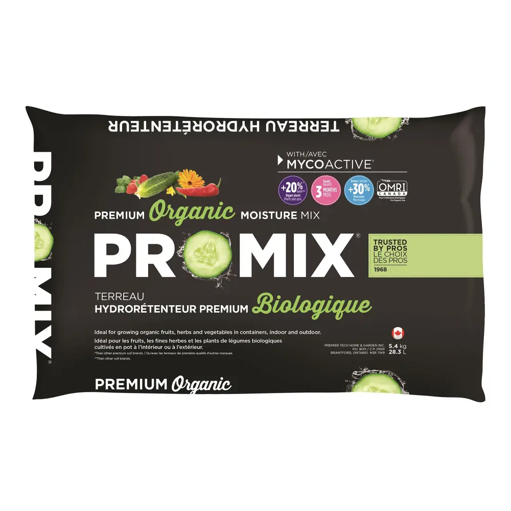 PRO-MIX Organic Water-Retaining Soil, 28.3 L