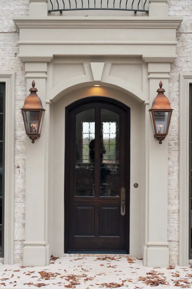 Quincy Copper Gas Lantern - Wall Fix (BPA Free Resin)