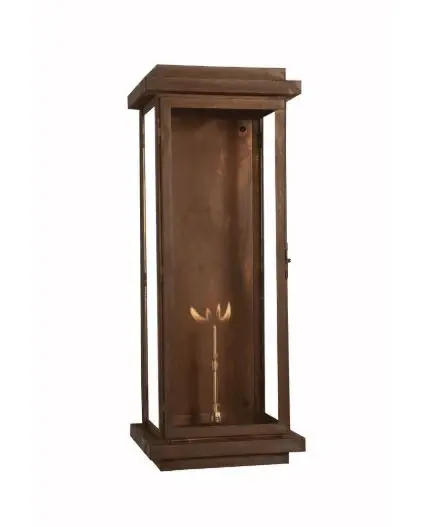 Watson Copper Gas Lantern - Wall Fix