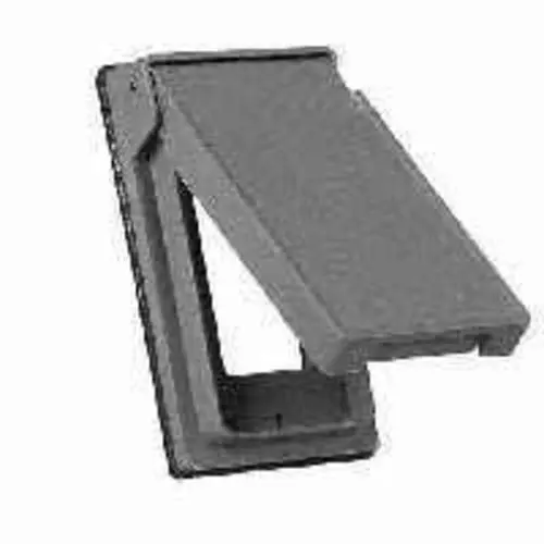 Cooper Wiring S2966 Vertical Outlet Weatherproof Cover Gray