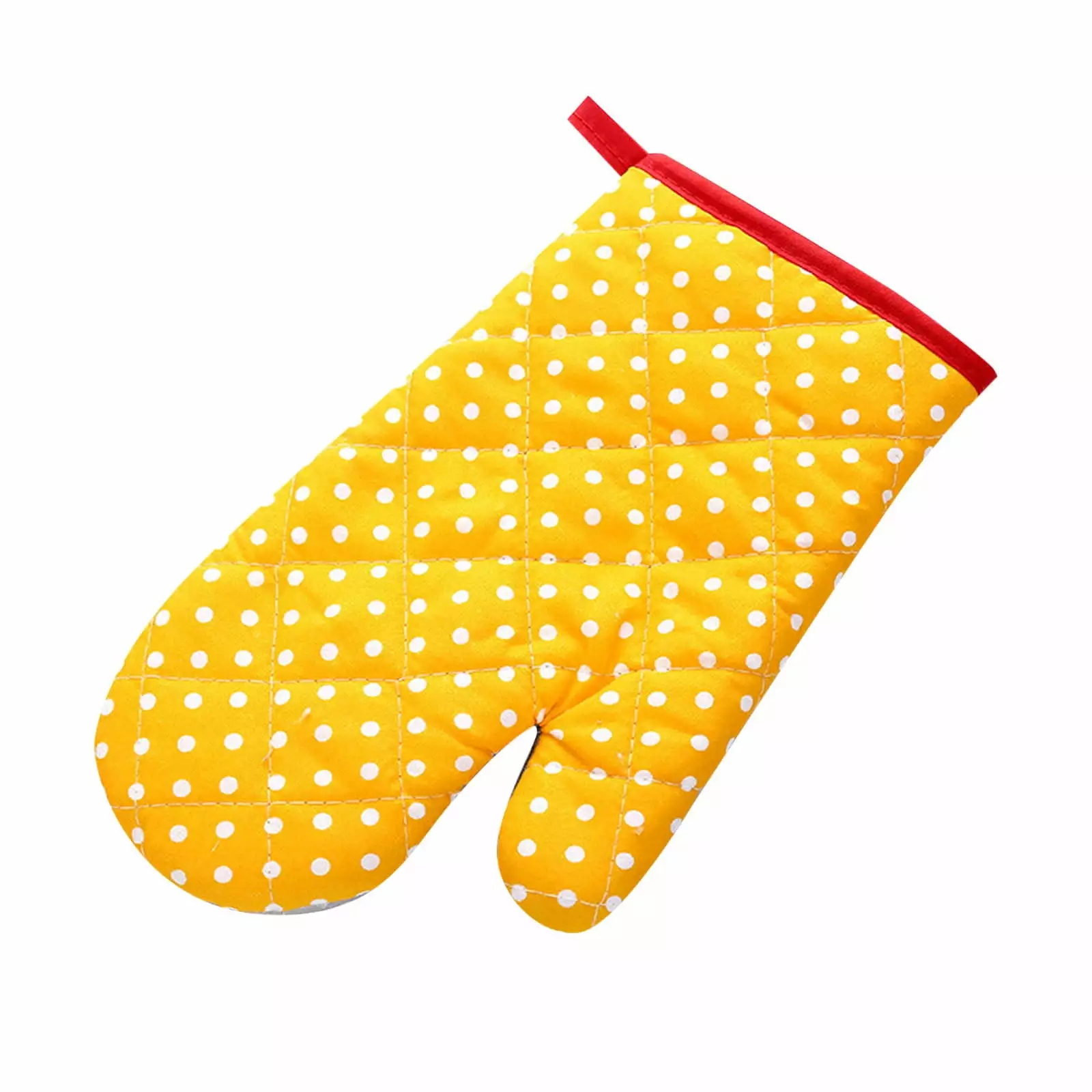 YHAIOGS Flat Grills Outdoor Cooking Heat Thick Oven Gloves - Dot Microwave Insulation Bakeware