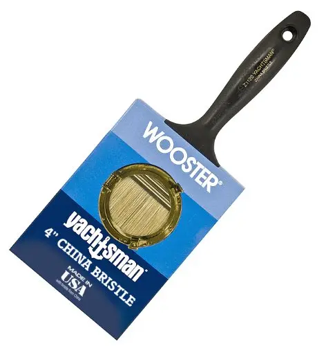 Wooster Z1120-4 Yachtsman White China Bristle Paint Brush 4 Inch Professional Quality