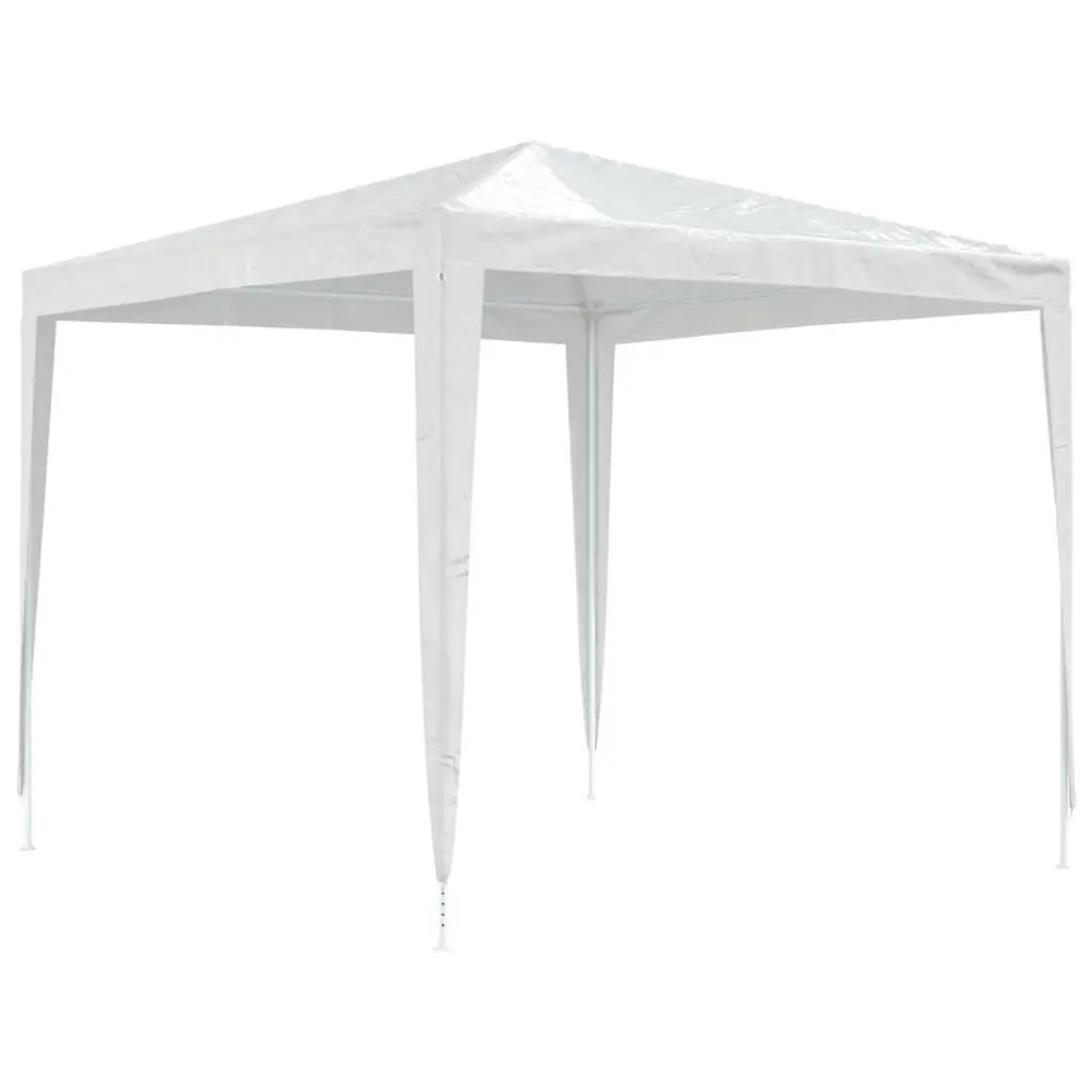8.2'x8.2' White Party Tent Portable Outdoor Event Canopy