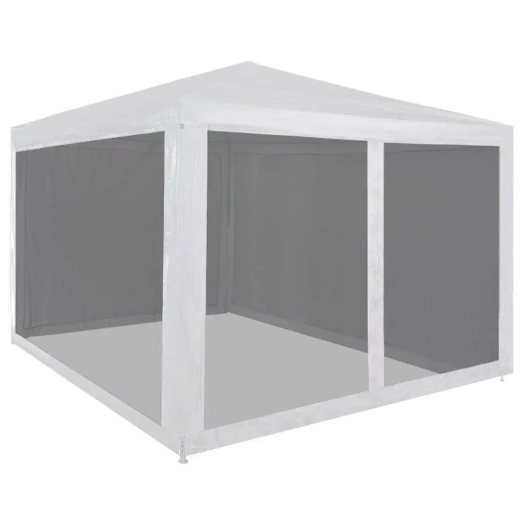 9.8x9.8 Feet Party Tent 4 Mesh Sidewalls Outdoor Canopy Shelter