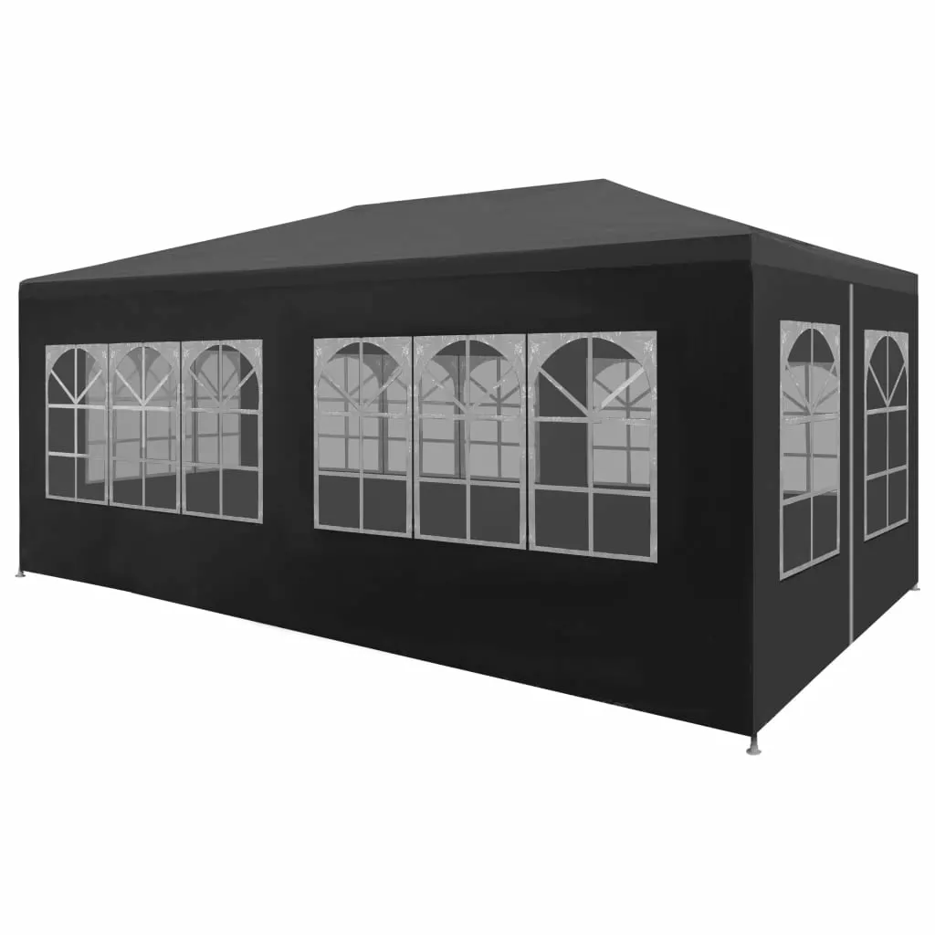 Anself 9' x 19' Garden Gazebo Canopy 4 Sides Removable Walls and Zip Doors Patio Party Wedding