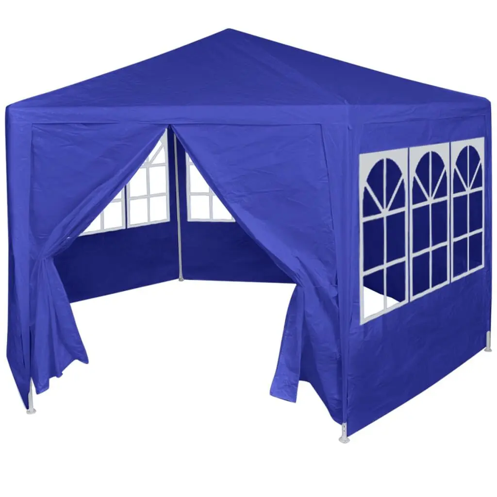 Marquee 6 Side Walls Blue 6.6x6.6 Feet Outdoor Party Tent Canopy