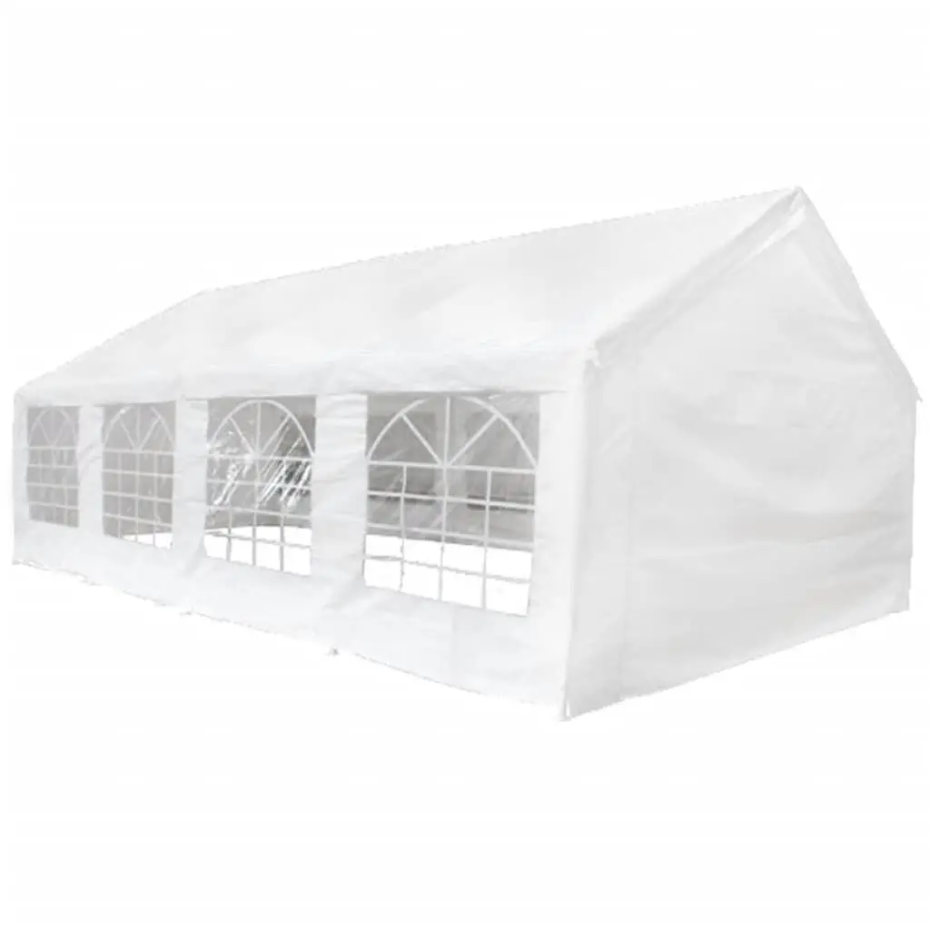 Party Marquee White 26.2x13.1 Feet Outdoor Event Tent Canopy