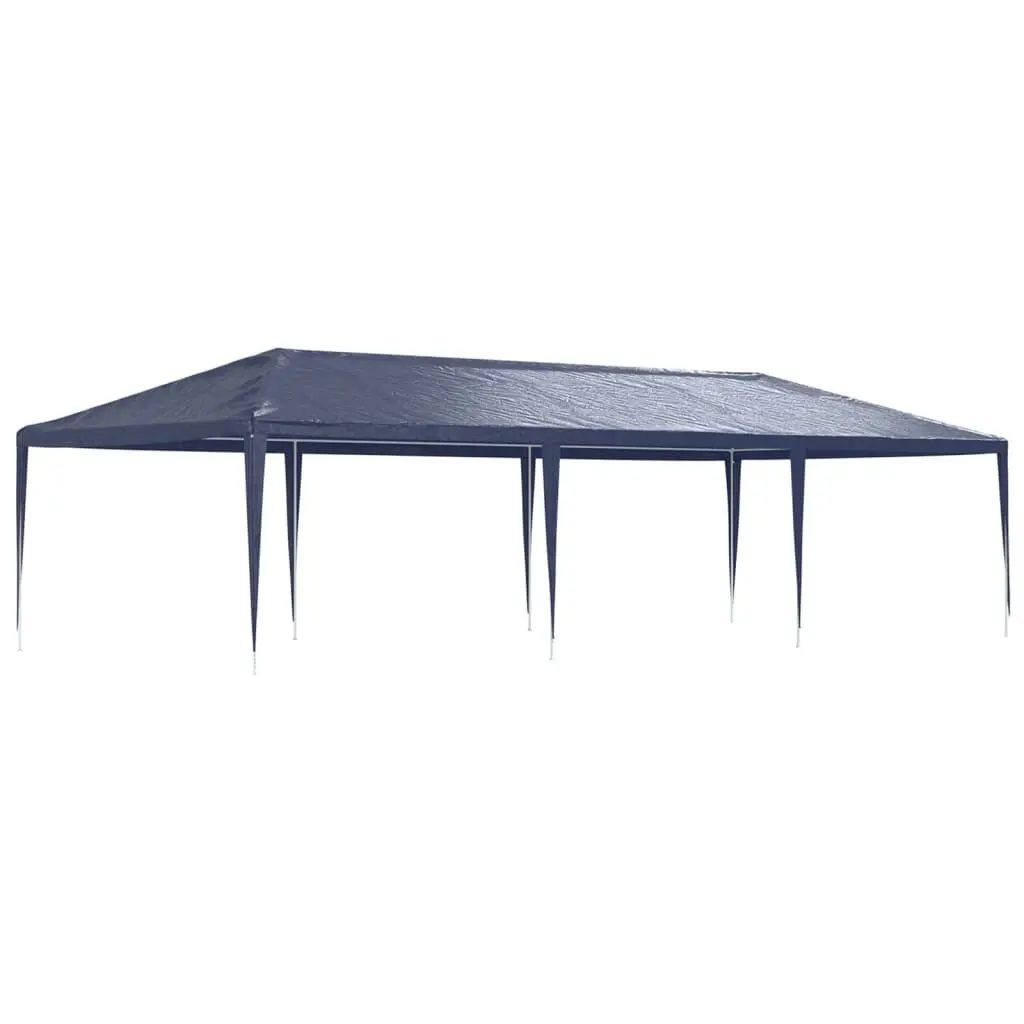Party Tent 13.1x29.5 Feet Blue Outdoor Canopy Events and Gatherings
