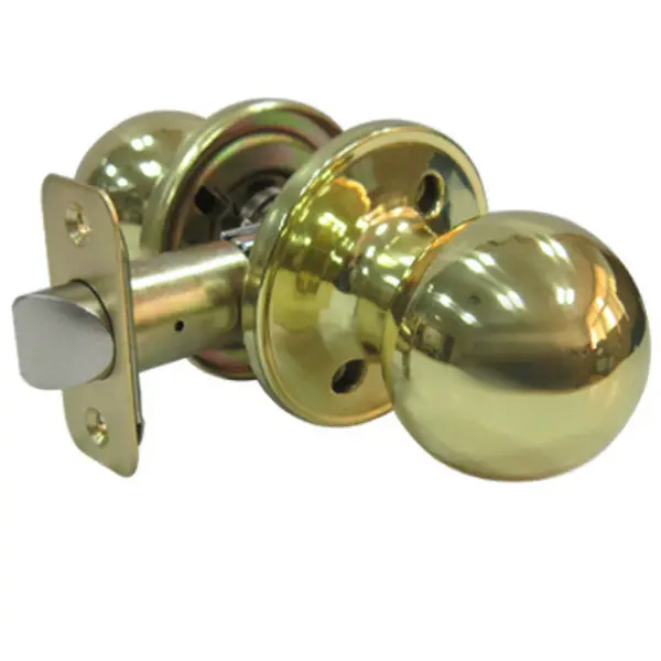Taiwan Fu Hsing T3730B Ball Passage Knob Set Polished Brass