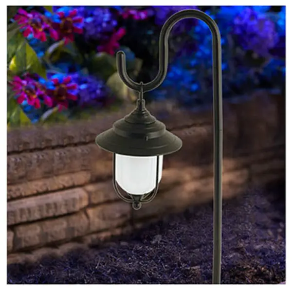 Moonrays 95867 Low-Voltage Parker Metal Carriage Walk Path Light 10W Black - Outdoor Landscape Lighting