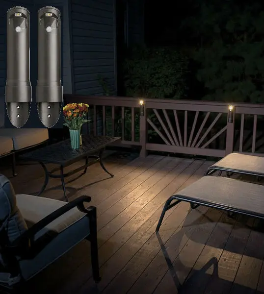 Mr Beams MB562 Mini Wireless Motion-Sensing LED Pathway Light Bronze 2-Pack