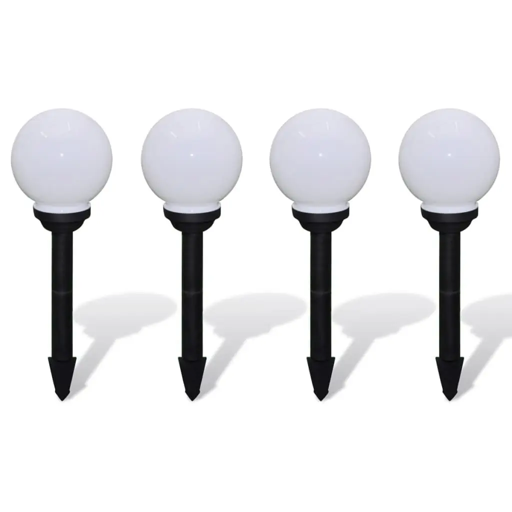 Outdoor Pathway Lamps 4 Pack LED 5.9 Inches Ground Spike Garden Lights