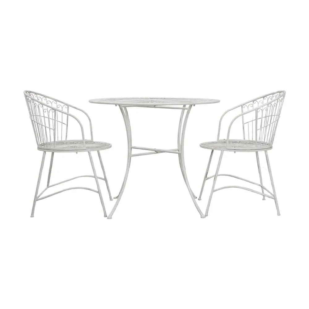 Scaro Outdoor 2 Seater Bistro Place - Vanilla