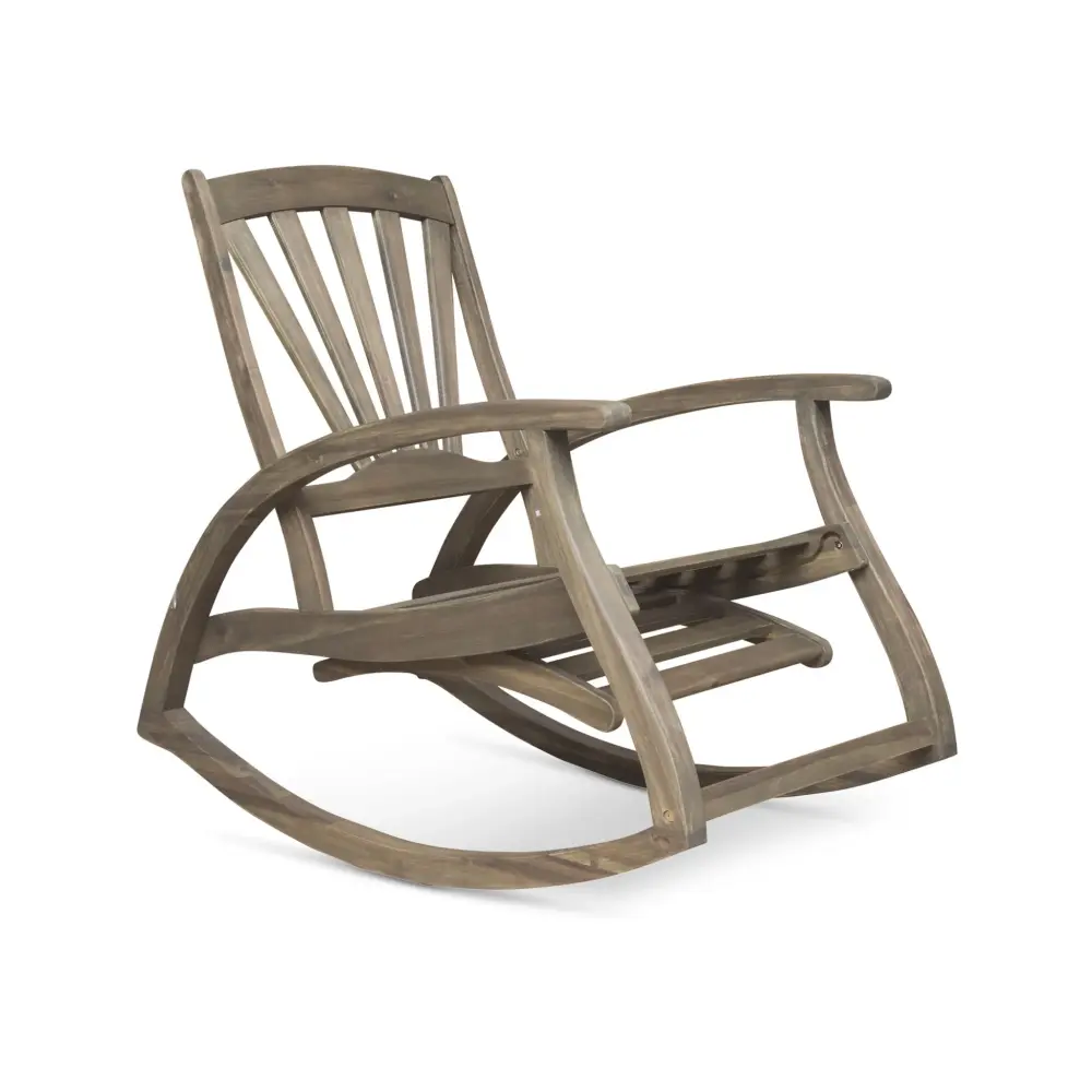 Outdoor Reclining Rocking Chair - Ash