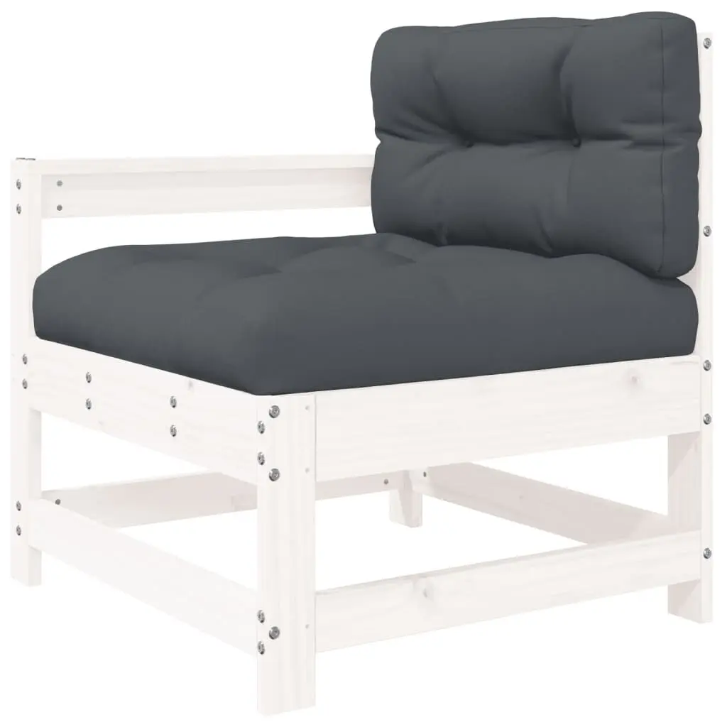Patio Chair Cushions White Solid Wood Pine Outdoor Furniture