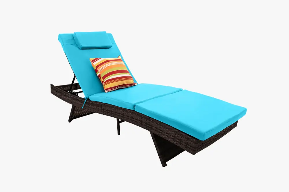Wicker Chaise Lounge Cushions Outdoor