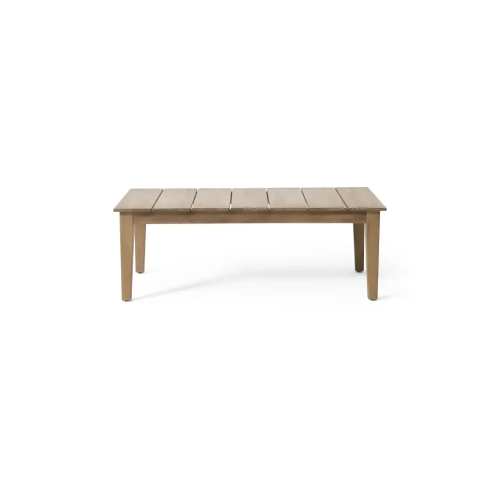 Outdoor Coffee Table Slat Panel Top - Airy Brown