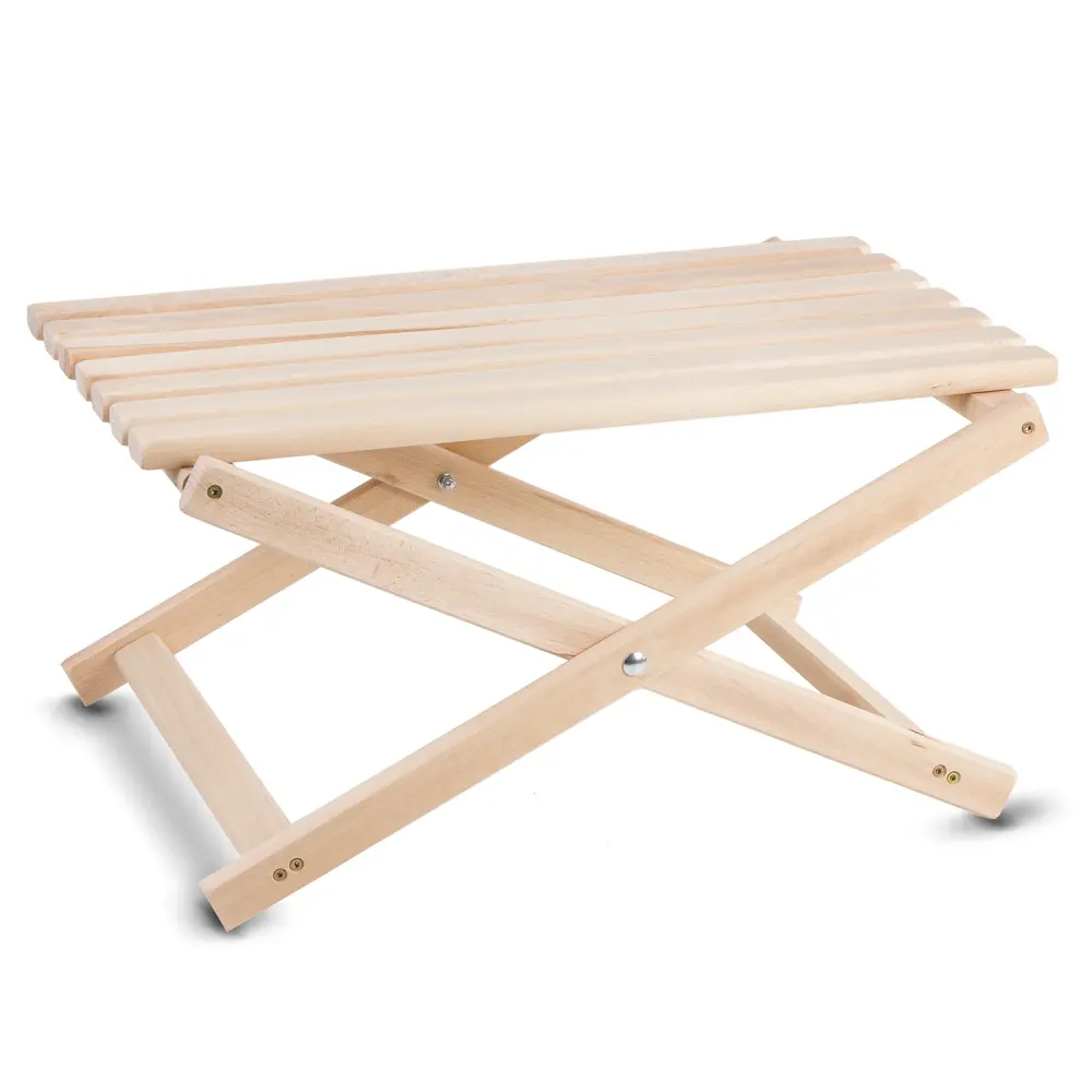 Wood OK Beech Wood Folding Coffee Table Impeccable Balcony, Terrace, Beach