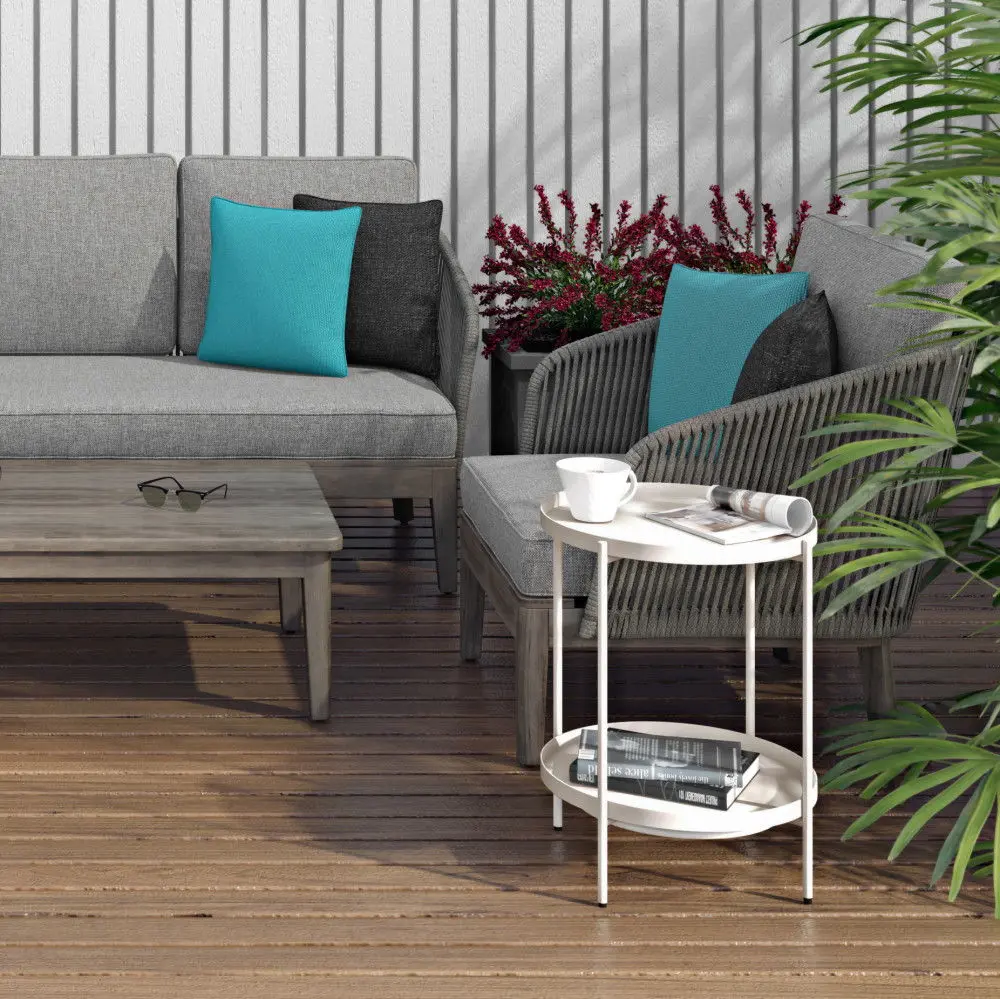 Conversational Wicker Carmel - Outdoor Conversation Chair - Sand Drift