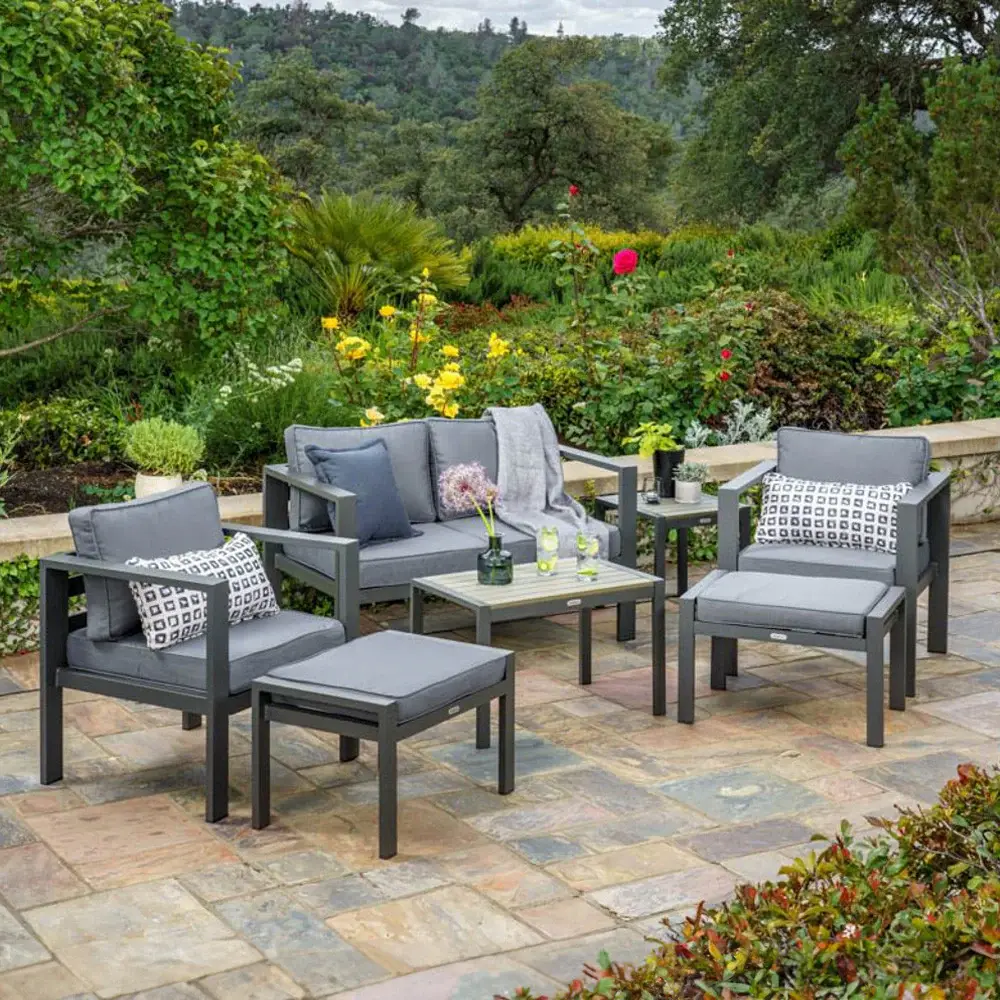 Lakeview 7pc Conversation Adjust Cushions & Pillows