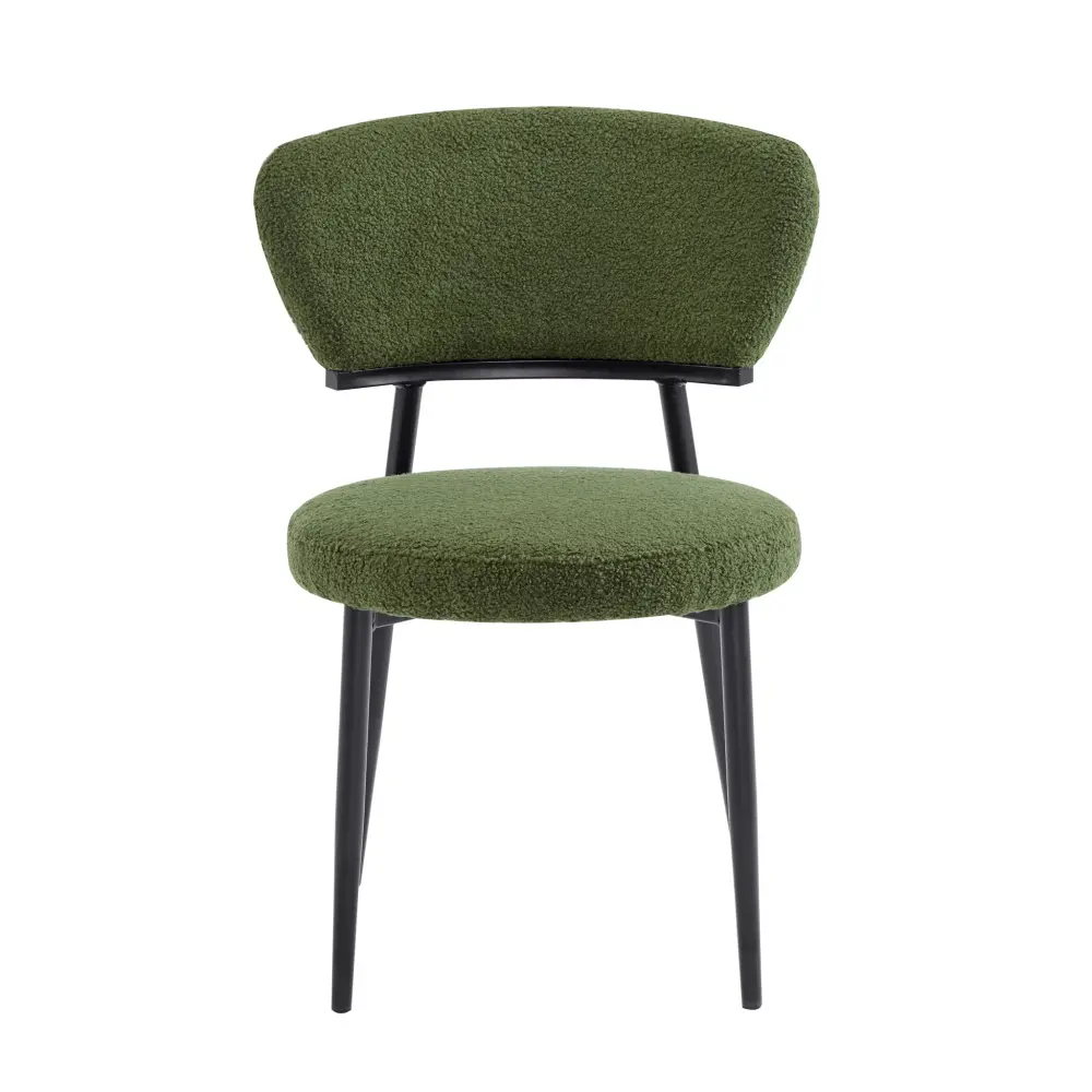 Upholstered Dining Chair (Set 2) - Mint Fabric