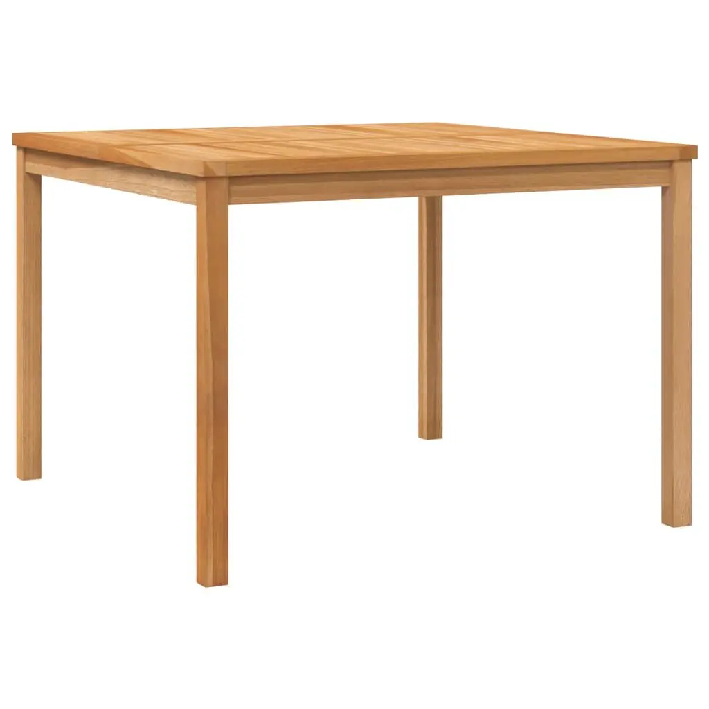 43.3 Inch Square Solid Teak Wood Patio Dining Table Outdoor Furniture