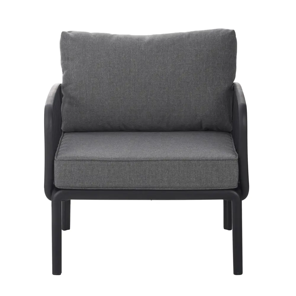Outdoor Patio Club Chair, Waterproof Heavy-duty Cushion Deep Seating