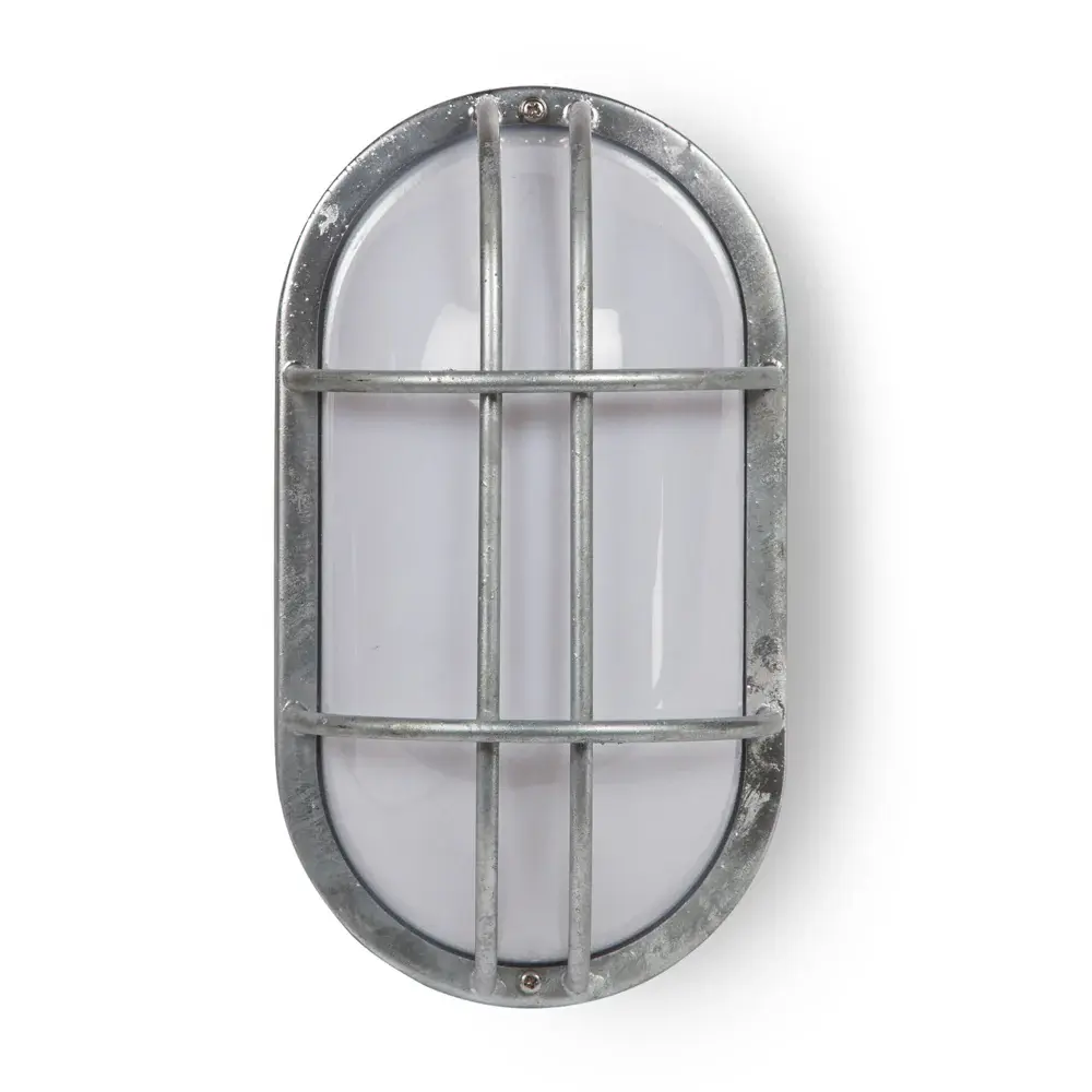 St Ives Outdoor Bulk Head Airy - Galvanised Steel